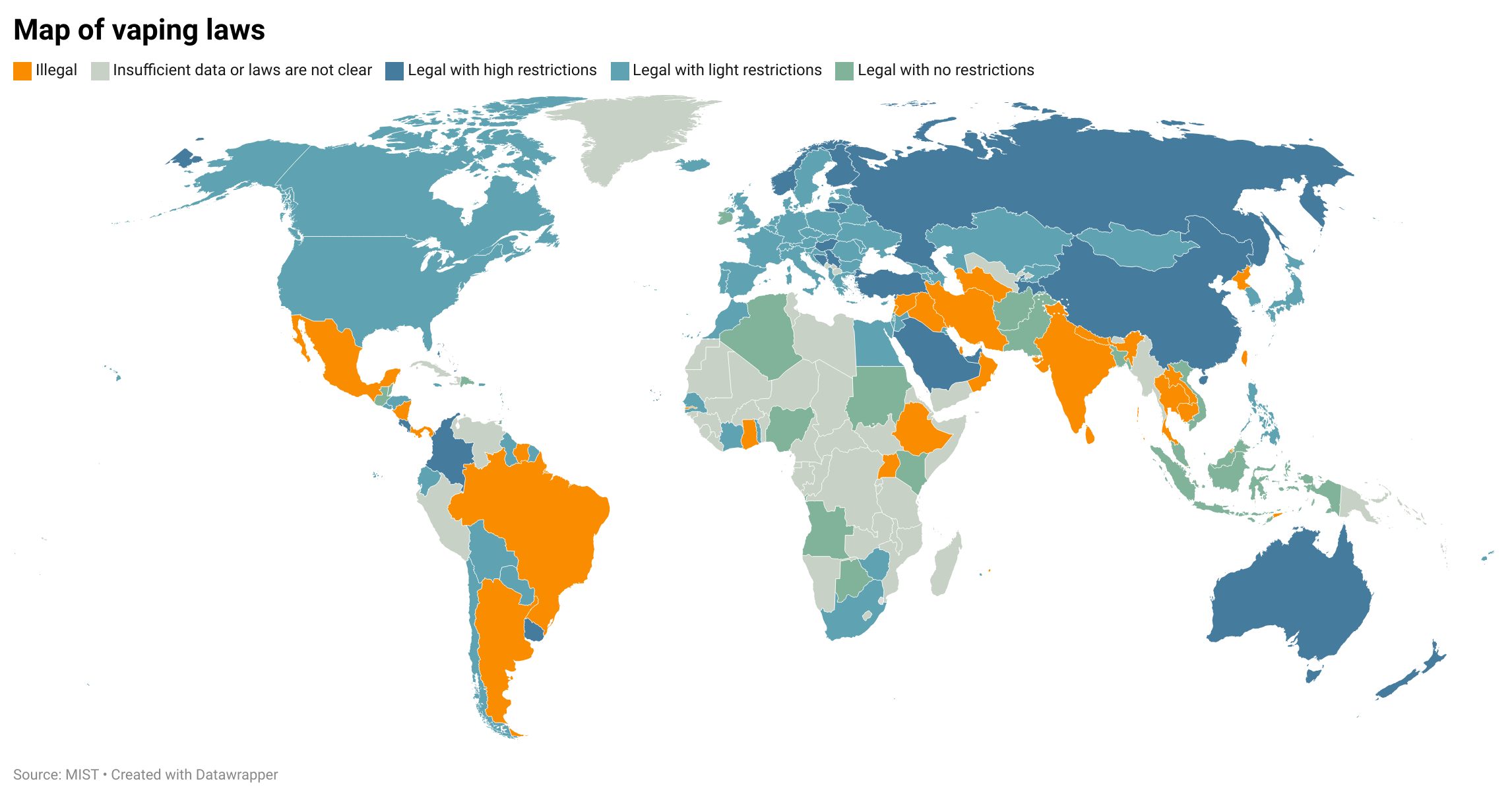 Global Vaping Laws Mapped Unveiling Vaping Laws Across Countries