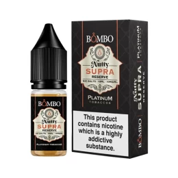 Bombo Platinum Tobaccos Nutty Supra Reserve Nic Salt