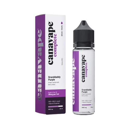 Canavape - Granddaddy Purple - Terpene CBD 1800mg 50ml