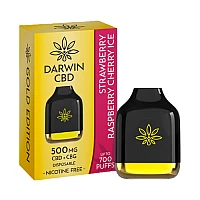 Darwin 500mg CBD+CBG Cube Disposable Vape