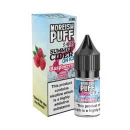 Moreish Puff Summer Cider on Ice Raspberry Nic Salt