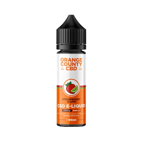 Orange County - Strawberry and Lime - CBD 50ml 1500mg