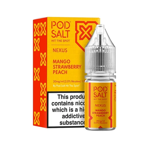 Pod Salt Nexus Mango Strawberry Peach Nic Salt